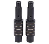 Keenso Tube d'essieu Arrière RC 2PCS, Arbre d'entraînement Arrière en Laiton pour Axial SCX10 Pro 1/10, compatibilité Précise, Expérience de Conduite Améliorée, stabilité Améliorée du Véhicule,
