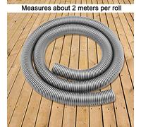 Keenso Tuyau D'aspirateur Solide, Intérieur 32 Mm, Extérieur 39 Mm, Résistant aux Hautes Températures, 2 M, Tuyau Flexible, Accessoires de Tuyaux Ménagers