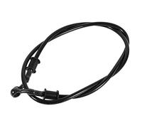 Keenso Tuyau D'huile Embrayage Frein,Tuyau de Ligne Tressé en Acier Inoxydable Coloré 500/600 / 900 / 1200MM pour Moto(Black 1200mm)