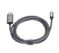 Keenso USB C de Haute qualité à DisplayPort Cable Prend en Charge la Gaine Tissée en Nylon Légère Bidirectionnelle 8K 60Hz pour la Connexion Directe aux Ordinateurs et aux Moniteurs Plugurez et Joue