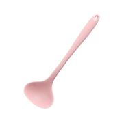 Keenso Ustensile de Cuisine Résistant à la Chaleur, Prise Confortable, pour Dîner à la Maison, Cuillère Facile à Servir pour les Amateurs de Soupe (PINK)