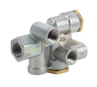 Keenso Valve de Commande de Frein à Ressort 110500, Remplacement pour Sealco 110500X 170.110500 065438 51131, avec Ports de 3/8 Pouces pour Frein de Stationnement de Remorque,