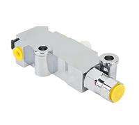 Keenso Valve de Dosage de Frein à Tambour à Disque, Valve Combinée Classique avec Interrupteur pour Camions Pleine Taille 1978 1987, Remplacement pour OEM 172 1350 172 1353 (Aluminium électrolytique)
