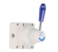 Keenso Valve de Levier D'air 2 Position 4 -Wegen Contrut Interrupteur pour les Appareils Industriels, Alliage D'aluminium (4HV310-10)