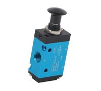 Keenso Valve de Soupape d'air Valve de Deux Positions pour Les Outils Industriels et Pneumatiques, 3R210-08 Machine de Compresseur d'air pour Les Travailleurs Factoriels