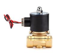 Keenso Vanne électrique de 1/2 Pouce pour L'air de Carburants Aériens, L'électrovanne électrique NC avec Une Résistance à la Pression de 0,8 MPa, 12 V Magnétique pour Les Liquides Non Corrosifs