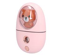 Keenso Vapeur Faciale, Pulvérisateur Portable Rechargeable pour le Visage avec Réservoir d'eau de 35 Ml, Veilleuse Chaude, équipement de beauté Multifonctionnel pour les Soins de la Peau et le