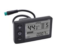 Keenso Vélo électrique S866 LCD Display Meter 24V 36V (par défaut), 48V (réglable) Panneau de Commande avec Prise étanche