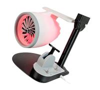 Keenso Ventilateur de Moteur USB 2 en 1 Vitesse de Réglage Innovante - Ventilateur de Desktop avec Humidificateur pour Améliorer la qualité de L'air et les Environnements Confortables (rouge)