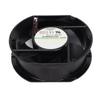 Keenso Ventilateur de Refroidissement à Double Boule de Therme à Chaleur Axiale pour Machinerie de Bricolage 24V, Alliage en Aluminium, PBT, Fibre de Verre