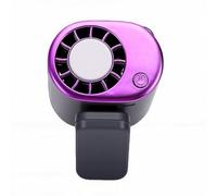 Keenso Ventilateur de Taille Portable, Ventilateur à Pince Rechargeable en Alliage d'aluminium ABS PC avec Batterie de 2000 MAh, de Chemise Mains Libres pour Voyage, Plage, Concert, Refroidissement