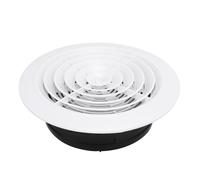 Keenso Ventilation Ronde du Persien de Persistance de la Longueur de Ventilation en absanné Blanche à Long Terme pour la Cuisine de Salle de Bain - 200 Mm de Taille