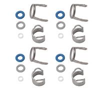 Keenso Voiture Joint Torique D'injection de Carburant, Kit de Joint Torique de Support de Retenue D'injecteur de Carburant 06D998907 pour Hatchback Berline Avant Roadster