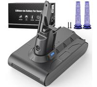 Keenstone 6500mAh Batterie pour Dyson V7 Motorhead Animal Trigger Pro Fluffy Mattress Absolute Aspirateur avec 2 Filtres Lavables