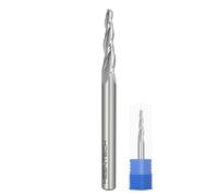 KEENTECH Fraise à défoncer conique à 3 cannelures pour machine à router CNC, diamètre de coupe de 3 mm, profondeur de coupe de 26 mm, pour coupe du bois, meubles personnalisés, mortaise à fente