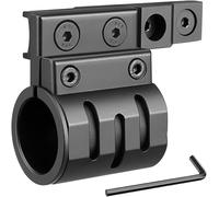 KEENZO Anneau de Fixation pour Lampe Torche décalée pour système de Rail Keymod - 2 façons d'inserts de Montage Inclus pour Lampe de Poche de 25,4 mm/30 mm de diamètre