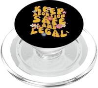 Keep Abortion Safe and Legal Feminist Pro Choice Retro PopSockets PopGrip pour MagSafe