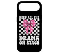 Keep All The Drama on Stage Masque Acteur Fille Maman Coque pour iPhone Air