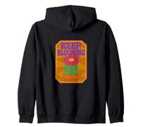Keep Blooming Cactus Positive Desert Wildflower Retro Sweat à Capuche