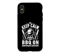 Keep Calm and BBQ on Birthday Edition BBQ Party Coque pour iPhone X/XS