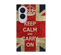 Keep Calm and Carry On Etui Coque Housse pour Samsung Galaxy Z Fold 8