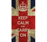 Keep Calm and Carry On Etui Flip Housse Cuir pour Samsung Galaxy Z Flip 8