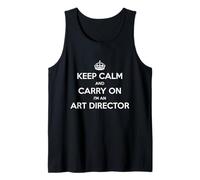 Keep Calm and Carry on I'm an Art Director - Drôle Débardeur