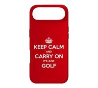 Keep Calm and Carry on It's Just Golf - Drôle Coque pour iPhone Air