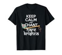 Keep Calm and Chant Hare Krishna Mantra Chanting Hindouism T-Shirt