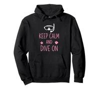 Keep Calm and Dive on Humour plongée Sweat à Capuche