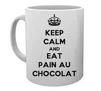 Keep Calm And Eat Pain Au Chocolat Tasse Mug Cup