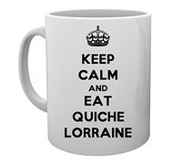 Keep Calm And Eat Quiche Lorraine Tasse Mug Cup