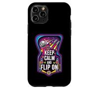 Keep Calm and Flip on Retro Pinball Arcade Game Coque pour iPhone 11 Pro