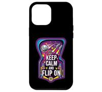 Keep Calm and Flip on Retro Pinball Arcade Game Coque pour iPhone 12 Pro Max