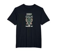 Keep Calm and Fourrage on Mushroom Hunter Nature Lover T-Shirt, Homme Grandes Tailles, Noir, 2X Tall