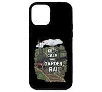 Keep Calm and Garden Rail Model Train Hobbyist Coque pour iPhone 12 Mini