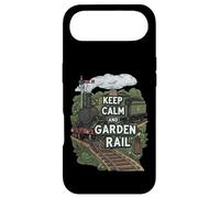 Keep Calm and Garden Rail Model Train Hobbyist Coque pour iPhone Air
