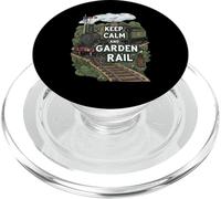 Keep Calm and Garden Rail Model Train Hobbyist PopSockets PopGrip pour MagSafe