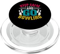 Keep Calm and Go Bowling PopSockets PopGrip pour MagSafe