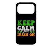 Keep Calm and Irish on | St Patricks Day Coque pour iPhone 17 Pro Max