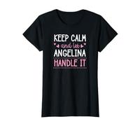 Keep Calm and Let Angelina Handle It Chill Prénom T-Shirt