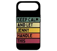 Keep Calm and Let Jenny Handle This Funny Citation Retro Coque pour iPhone Air