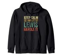 Keep Calm and Let Lewis Handle It Prénom personnalisé Sweat à Capuche