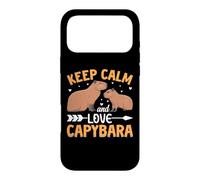 Keep Calm and Love Capybara Coque pour iPhone 17 Pro Max