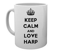 Keep Calm And Love Harp Tasse Mug Cup