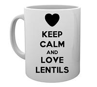 Keep Calm And Love Lentils Tasse Mug Cup