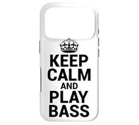 Keep Calm and Play Bass Bassist Bass Player Coque pour iPhone 17 Pro