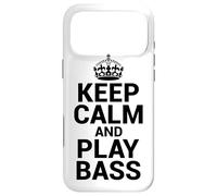 Keep Calm and Play Bass Bassist Bass Player Coque pour iPhone 17 Pro Max