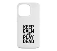 Keep Calm and Play Dead Funny Gamer Humour Coque pour iPhone 13 Pro