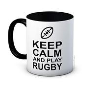 Keep Calm and Play Rugby - Tasse à Café en Céramique